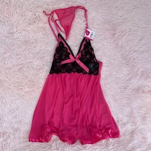 Spree lingerie hot pink 2pc set